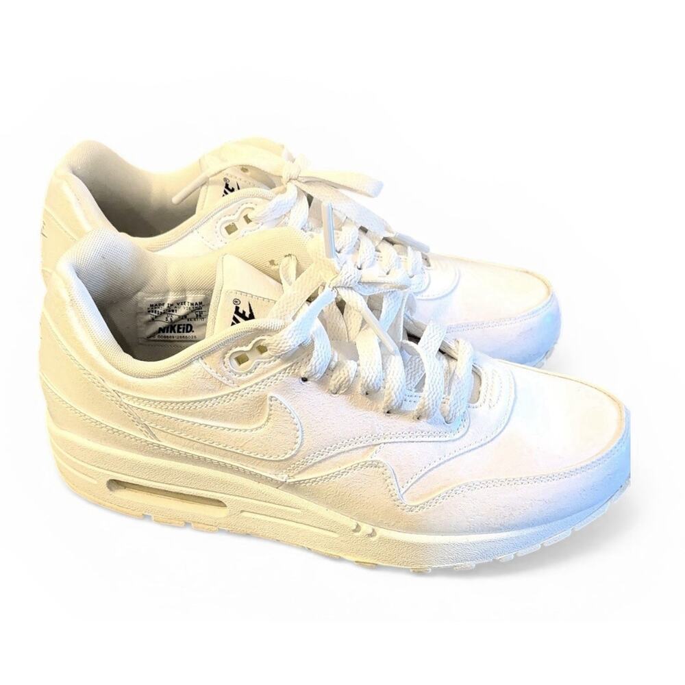 Nike Air Max 1 “Iridescent White” Nike ID Custom Size 8 Women